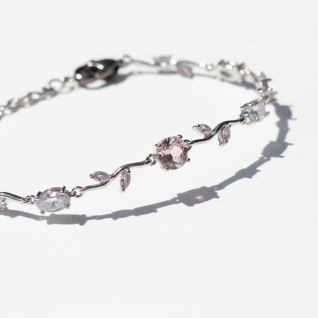 Blooming Vine Crystal Bracelet