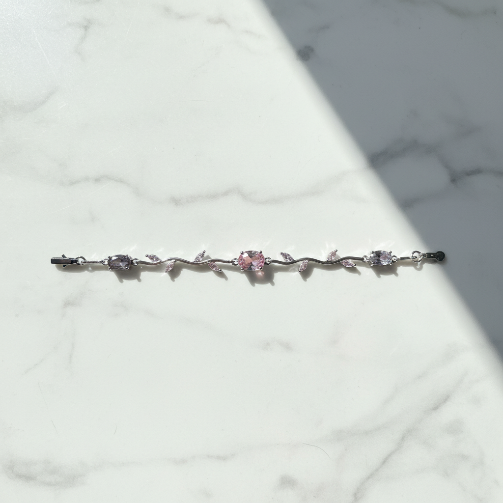 Blooming Vine Crystal Bracelet