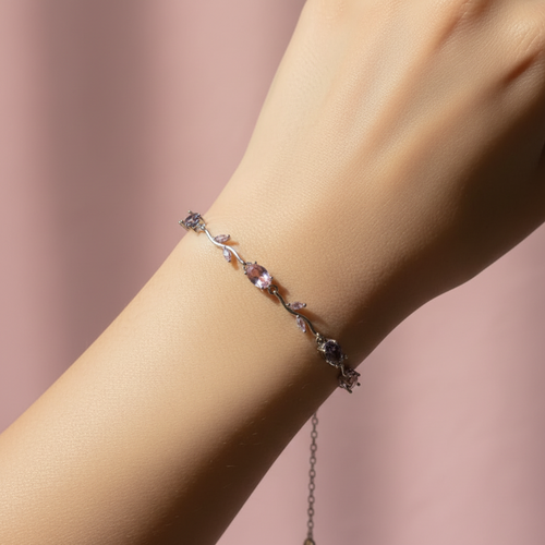 Blooming Vine Crystal Bracelet